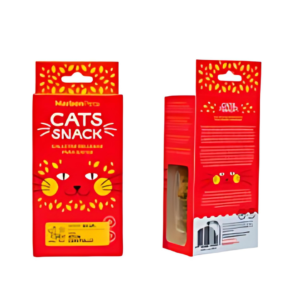Snack gato galleta rellena atun con pollo